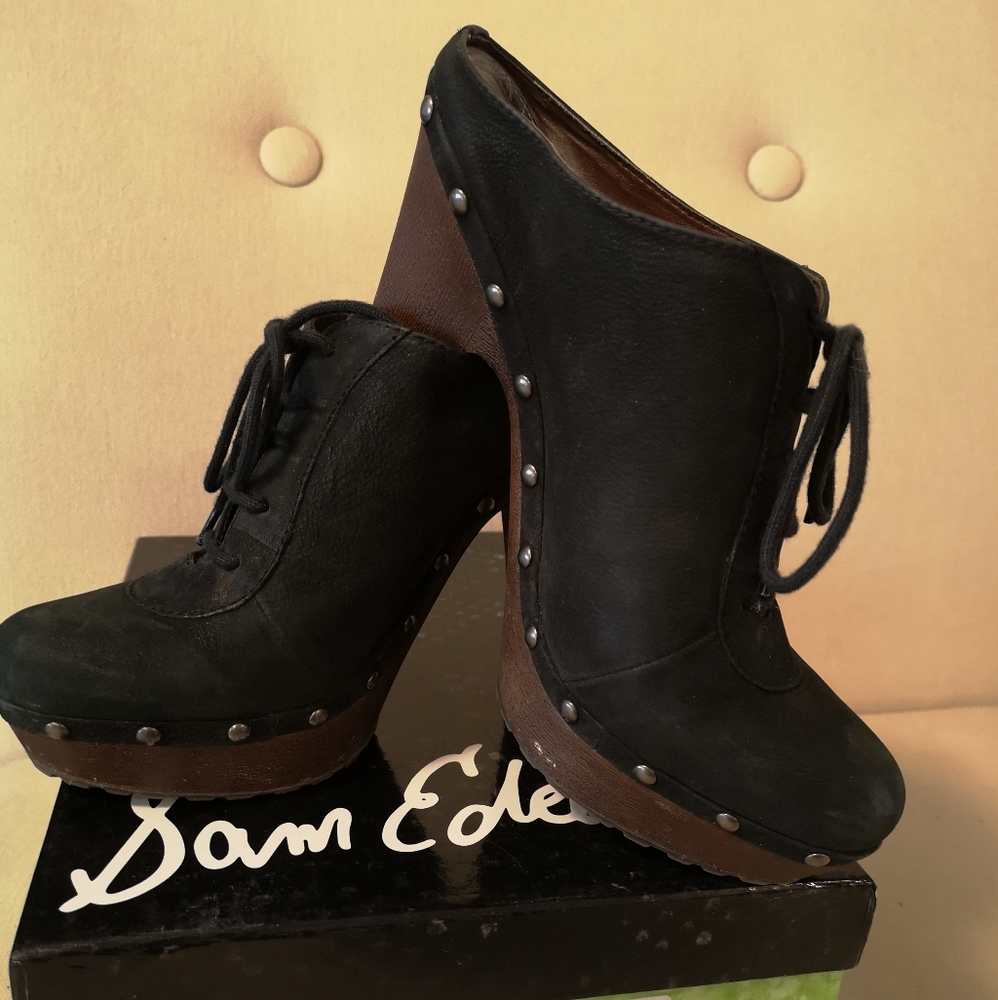 Sam Edelman black clogs mules - Picture 3 of 12